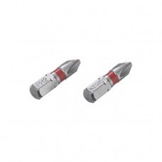 Комплект викруткових насадок PH2 1/4"*25мм, S2, уп. 2шт., STORM INTERTOOL VT-0218 Комплект викруткових насадок PH2 1/4"*25мм, S2, уп. 2шт., STORM INTERTOOL VT-0218