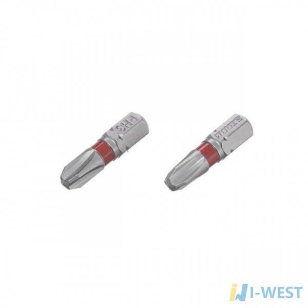 Комплект викруткових насадок PH3 1/4"*25мм, S2, уп. 2шт., STORM INTERTOOL VT-0219