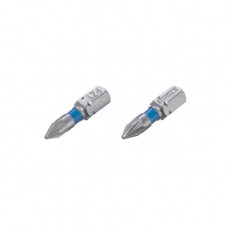 Комплект викруткових насадок PZ1 1/4"*25мм, S2, уп. 2шт., STORM INTERTOOL VT-0220