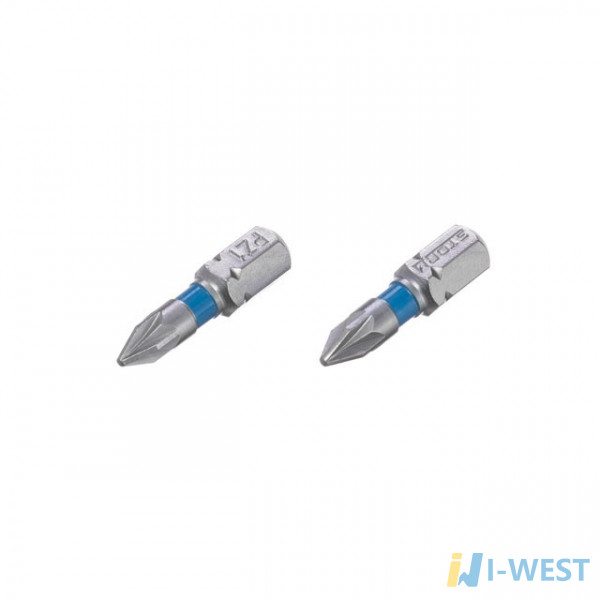 Комплект викруткових насадок PZ1 1/4"*25мм, S2, уп. 2шт., STORM INTERTOOL VT-0220