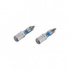 Комплект викруткових насадок PZ1 1/4"*25мм, S2, уп. 2шт., STORM INTERTOOL VT-0220