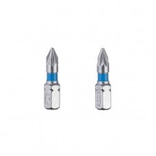 Комплект викруткових насадок PZ1 1/4"*25мм, S2, уп. 2шт., STORM INTERTOOL VT-0220