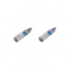 Комплект отверточных насадок PZ2 1/4"*25мм, S2, уп. 2шт., STORM INTERTOOL VT-0221