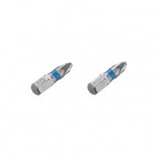 Комплект отверточных насадок PZ2 1/4"*25мм, S2, уп. 2шт., STORM INTERTOOL VT-0221
