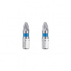 Комплект отверточных насадок PZ2 1/4"*25мм, S2, уп. 2шт., STORM INTERTOOL VT-0221