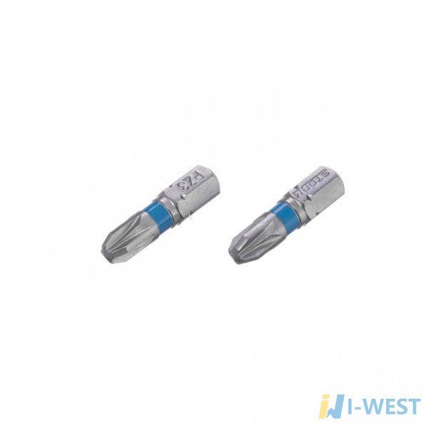 Комплект викруткових насадок PZ3 1/4"*25мм, S2, уп. 2шт., STORM INTERTOOL VT-0222