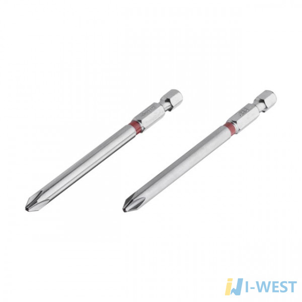 Комплект викруткових насадок PH2 1/4"*90мм, S2, уп. 2шт., STORM INTERTOOL VT-0224 Комплект викруткових насадок PH2 1/4"*90мм, S2, уп. 2шт., STORM INTERTOOL VT-0224