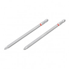 Комплект викруткових насадок PH2 1/4"*150мм, S2, уп. 2шт., STORM INTERTOOL VT-0225 Комплект викруткових насадок PH2 1/4"*150мм, S2, уп. 2шт., STORM INTERTOOL VT-0225