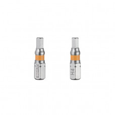 Комплект викруткових насадок Hex H4.0 1/4"*25мм, S2, уп. 2шт., STORM INTERTOOL VT-0227