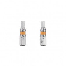 Комплект викруткових насадок Hex H4.0 1/4"*25мм, S2, уп. 2шт., STORM INTERTOOL VT-0227 Комплект викруткових насадок Hex H4.0 1/4"*25мм, S2, уп. 2шт., STORM INTERTOOL VT-0227