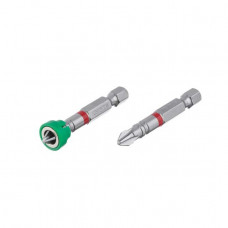 Комплект викруткових насадок PH2 з обмежувачем 1/4 " * 50мм , S2 , уп . 2 шт . , STORM INTERTOOL VT - 0231  (VT-0231)