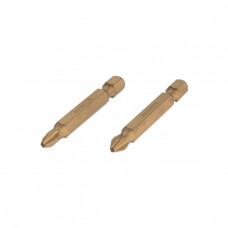 Комплект викруткових насадок PH2 1/4"*50мм, Titanium, S2, уп. 2 шт., STORM INTERTOOL VT-0233 Комплект викруткових насадок PH2 1/4"*50мм, Titanium, S2, уп. 2 шт., STORM INTERTOOL VT-0233