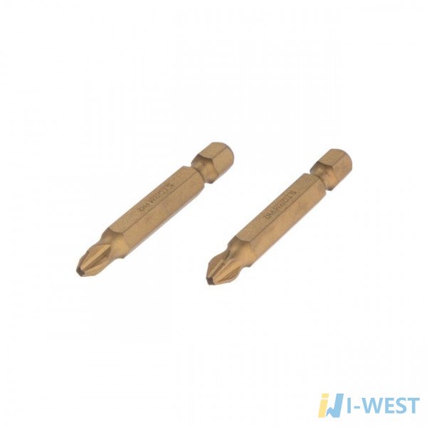 Комплект викруткових насадок PH2 1/4"*50мм, Titanium, S2, уп. 2 шт., STORM INTERTOOL VT-0233 Комплект викруткових насадок PH2 1/4"*50мм, Titanium, S2, уп. 2 шт., STORM INTERTOOL VT-0233
