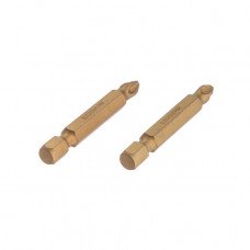 Комплект викруткових насадок PH2 1/4"*50мм, Titanium, S2, уп. 2 шт., STORM INTERTOOL VT-0233