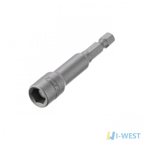 Насадка торцева H8 1/4" *65 мм, під шуруповерт, CR-V INTERTOOL VT-0237