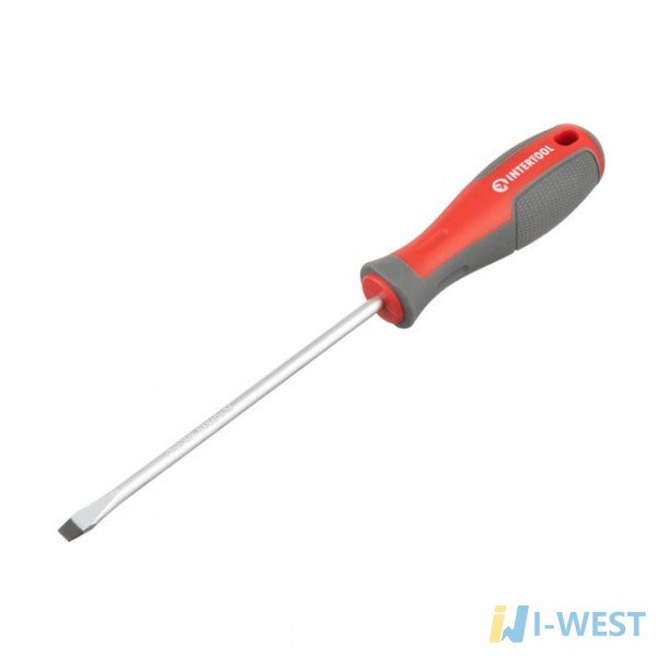 Отвертка шлицевая SL5.0*125 мм, CR-V INTERTOOL VT-3307 Отвертка шлицевая SL5.0*125 мм, CR-V INTERTOOL VT-3307