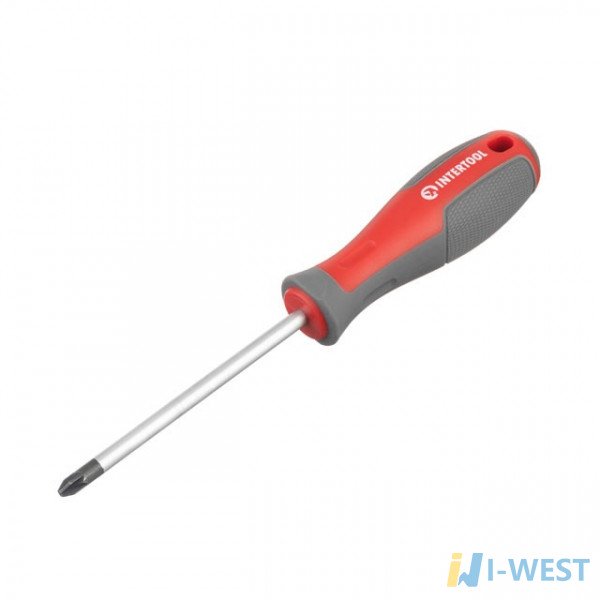 Отвертка крестовая PZ2*100 мм, CR-V INTERTOOL VT-3333 Отвертка крестовая PZ2*100 мм, CR-V INTERTOOL VT-3333