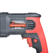 Перфоратор 1000 Вт, 3.5 Дж, 0-1100 об/хв, 0-4700 уд/хв, 3 режими INTERTOOL WT-0156