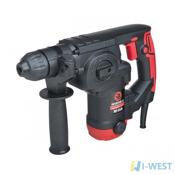 Перфоратор 900 Вт, 3.5 Дж, 0-930 об/хв, 0-5100 уд/хв, 3 режими INTERTOOL WT-0160 Перфоратор 900 Вт, 3.5 Дж, 0-930 об/хв, 0-5100 уд/хв, 3 режими INTERTOOL WT-0160