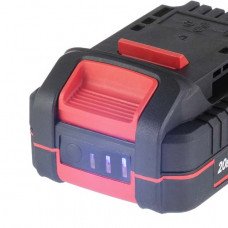 Аккумулятор 20 В, литий-ион, 2.0 Ач, индикатор уровня заряда INTERTOOL WT-0340 Аккумулятор 20 В, литий-ион, 2.0 Ач, индикатор уровня заряда INTERTOOL WT-0340