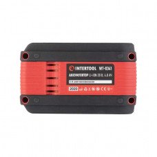 Акумулятор 20 В, літій-іон, 4.0 Ач, індикатор рівня заряду INTERTOOL WT-0341 Акумулятор 20 В, літій-іон, 4.0 Ач, індикатор рівня заряду INTERTOOL WT-0341
