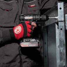 Дриль-шуруповерт акумуляторна 20 В, 35 Nm, 0-450 / 0-1500 об / хв, 2-13 мм, літій-іон, 2.0 Ач, ЗУ 2А, кейс INTERTOOL WT-0350