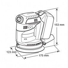 Акумуляторний ексцентрик Makita DBO 180 Z (DBO180Z)