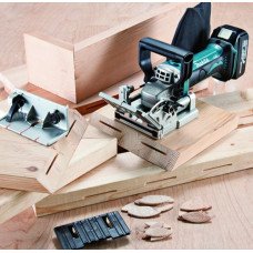Акумуляторний ламельний фрезер Makita DPJ 180 Z (DPJ180Z) Акумуляторний ламельний фрезер Makita DPJ 180 Z (DPJ180Z)