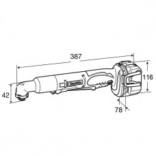 Акумуляторний кутовий шуруповерт Makita DTL 061 RFE (DTL061RFE) Акумуляторний кутовий шуруповерт Makita DTL 061 RFE (DTL061RFE)