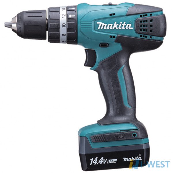 Аккумуляторный ударный шуруповерт Makita HP 347 DWE (HP347DWE)