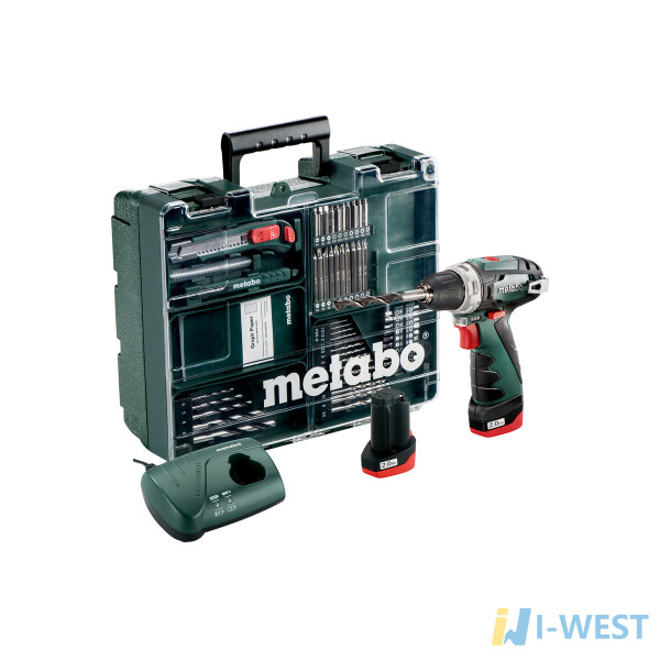 PowerMaxx BS Basic Set (600080880) Акумуляторний дриль-шуруповерт Metabo