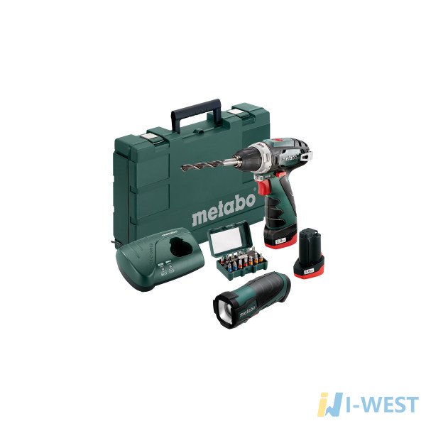 PowerMaxx BS Basic Set (600080930) Акумуляторний дриль-шуруповерт Metabo