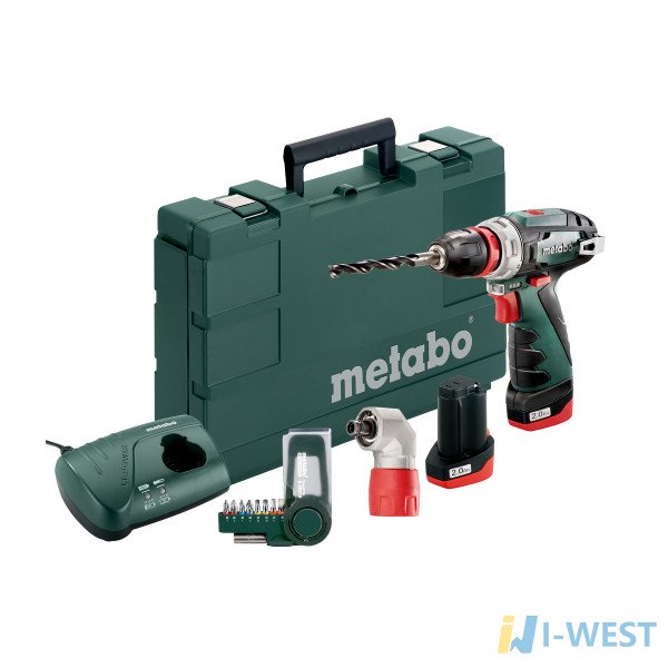PowerMaxx BS Quick Basic Set (600156910) Акумуляторний дриль-шуруповерт Metabo