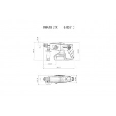KHA 18 LTX Set (600210940) Акумуляторний перфоратор Metabo