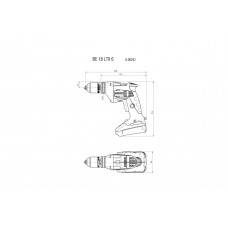 BE 18 LTX 6 (600261840) Аккумуляторная дрель Metabo