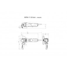 WEPBA 17-150 Quick (600552000) Угловая шлифовальная машина Metabo WEPBA 17-150 Quick (600552000) Угловая шлифовальная машина Metabo