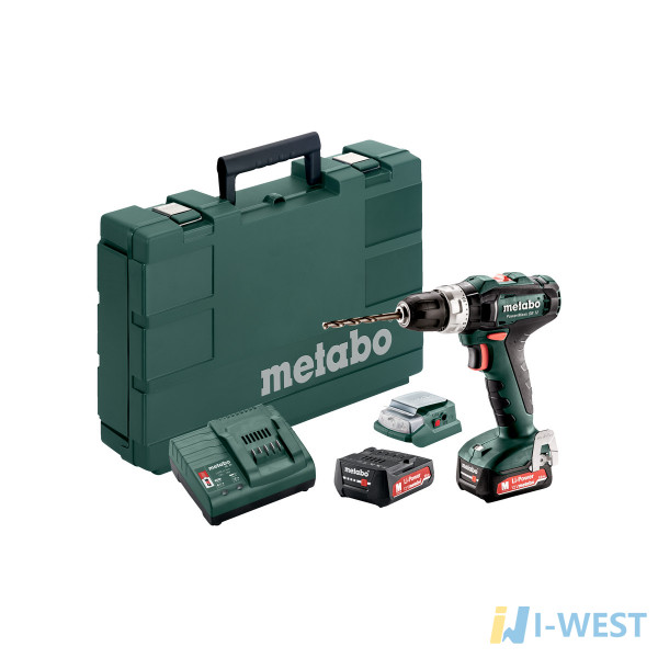 Set PowerMaxx SB 12 (601076910) Акумуляторний ударний дриль Metabo