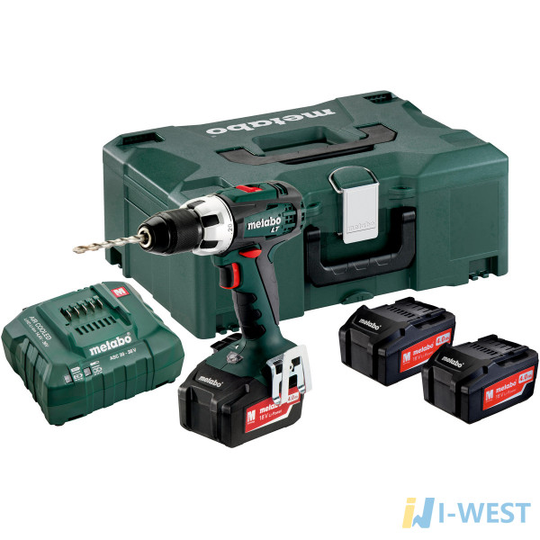 BS 18 LT Set (602102960) Акумуляторний дриль-шуруповерт Metabo