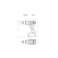 SB 18 LT (602103800) Акумуляторний ударний дриль Metabo SB 18 LT (602103800) Акумуляторний ударний дриль Metabo
