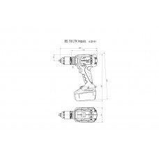BS 18 LTX Impuls (602191840) Аккумуляторная дрель-шуруповерт Metabo BS 18 LTX Impuls (602191840) Аккумуляторная дрель-шуруповерт Metabo