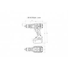 SB 18 LTX Quick (602200500) Аккумуляторная ударная дрель Metabo