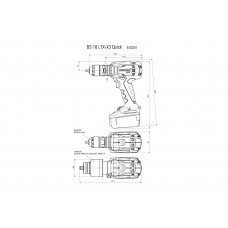 BS 18 LTX-X3 Quick (602201500) Аккумуляторная дрель-шуруповерт Metabo BS 18 LTX-X3 Quick (602201500) Аккумуляторная дрель-шуруповерт Metabo