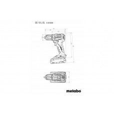 BS 18 L BL  (602326500) Акумуляторний дриль-шуруповерт Metabo