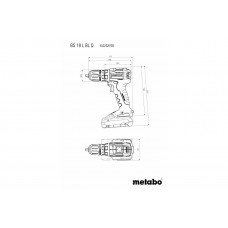 BS 18 L BL Q (602327500) Акумуляторний дриль-шуруповерт Metabo