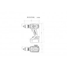 BS 18 LTX BL I (602350800) Акумуляторний дриль-шуруповерт Metabo BS 18 LTX BL I (602350800) Акумуляторний дриль-шуруповерт Metabo
