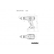 SB 18 LTX-3 BL I (602356660) Акумуляторний ударний дриль Metabo SB 18 LTX-3 BL I (602356660) Акумуляторний ударний дриль Metabo