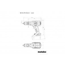 SB 18 LTX-3 BL Q I (602357890) Акумуляторний ударний дриль Metabo SB 18 LTX-3 BL Q I (602357890) Акумуляторний ударний дриль Metabo