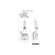 RSEV 19-125 RT (603825710) Шлифовальная машина для ремонтных работ Metabo