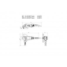 WE 24-230 MVT Quick (606470260) Угловые шлифовальные машины Metabo WE 24-230 MVT Quick (606470260) Угловые шлифовальные машины Metabo