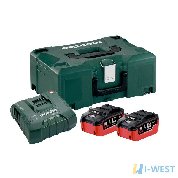 Базовый комплект 2 x LiHD 5.5 А·ч Metaloc (685077000) Metabo Базовый комплект 2 x LiHD 5.5 А·ч Metaloc (685077000) Metabo